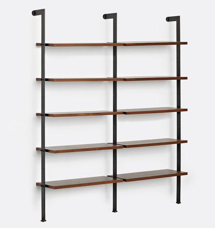 Holgate Double Shelf Set with 72&quot; Rails