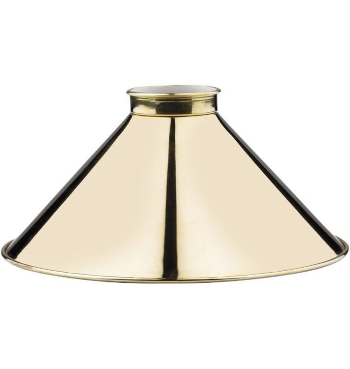 8 Brass Reflector Cone Shade