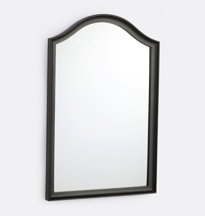 Arched Metal Frame Traditional Mirror