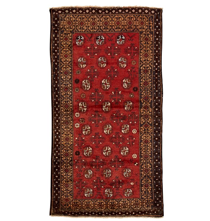 Turkish Hand-Knotted Kurdish Rug