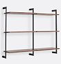 Holgate Double Modular Shelf Set with 48&quot; Rails