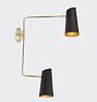 Cypress Double Swing Arm Sconce