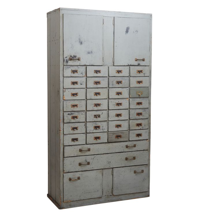 Large Vintage Industrial Cabinet