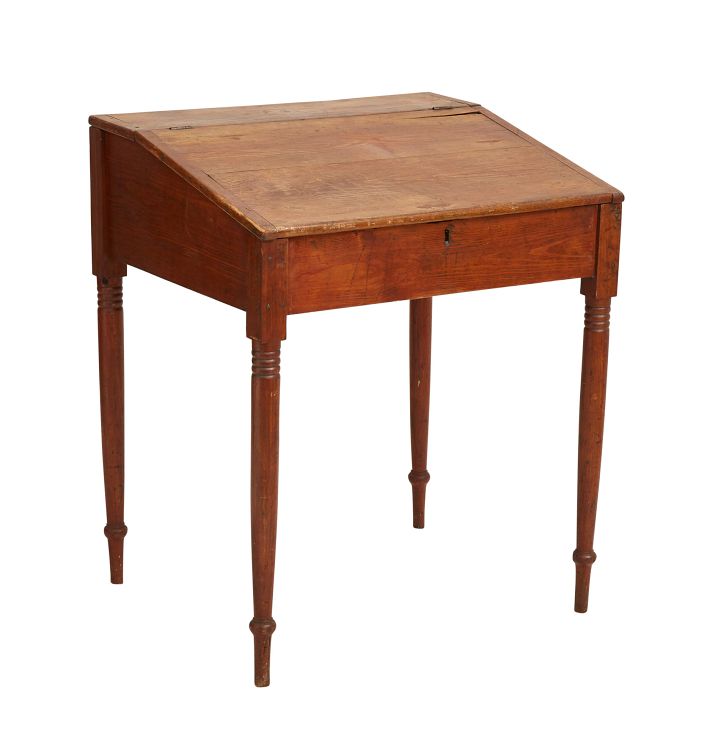 Antique Victorian Slant-Top Secretary Desk