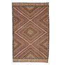 Vintage Geometric Anatolian Kilim Rug, 10 x 6