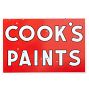 Cook's Paint's Porcelain Sign