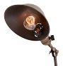 Adjustable Industrial Table Lamp by Faries