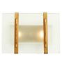 Art Moderne Cast Bronze and Glass Sconce