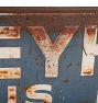 Weathered Greyhound Bus Depot Sign