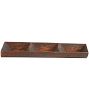 Three Compartment Turkish Wooden Dough Tray