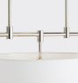 Adeline 60&quot; Linear 3-Light Nickel Pendant