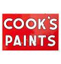 Cook's Paint's Porcelain Sign