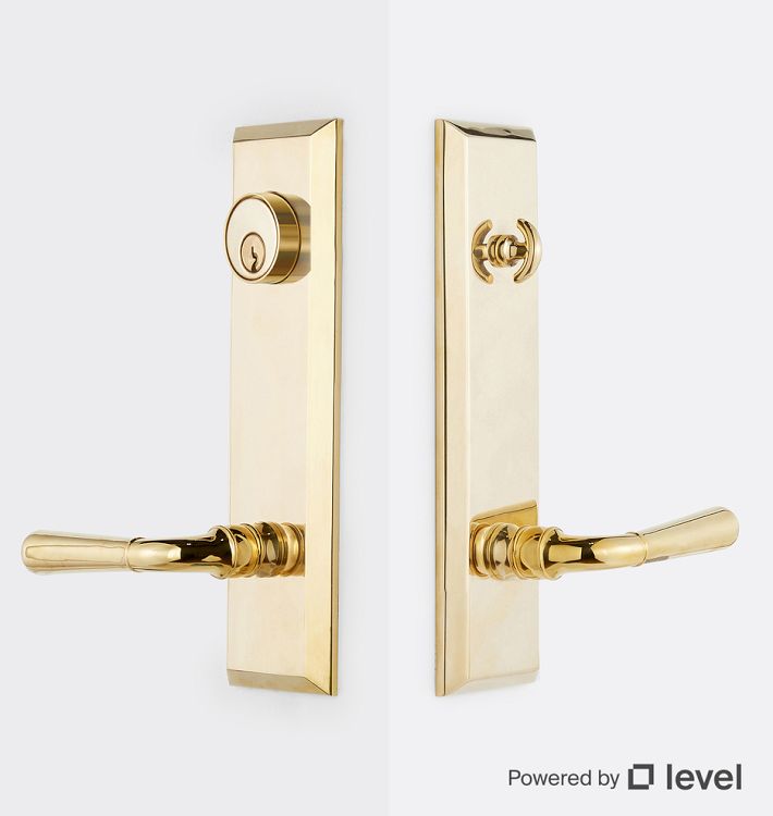 Putman Ext Classic Lever Tube Latch Door Set with Level Bolt, Smart home technology