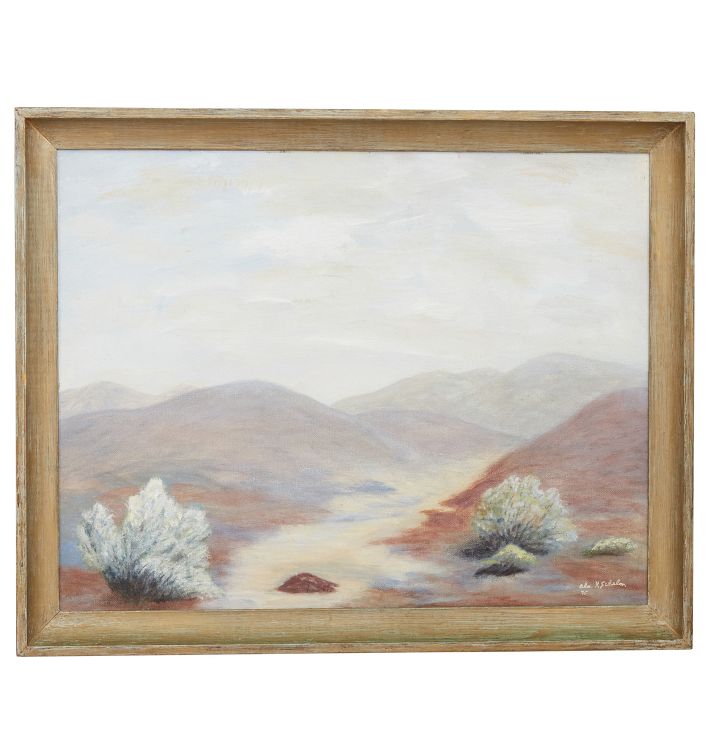 Desert Trail Oil on Canvas Painting