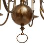 Vintage Colonial Revival 6-Light Candle Chandelier