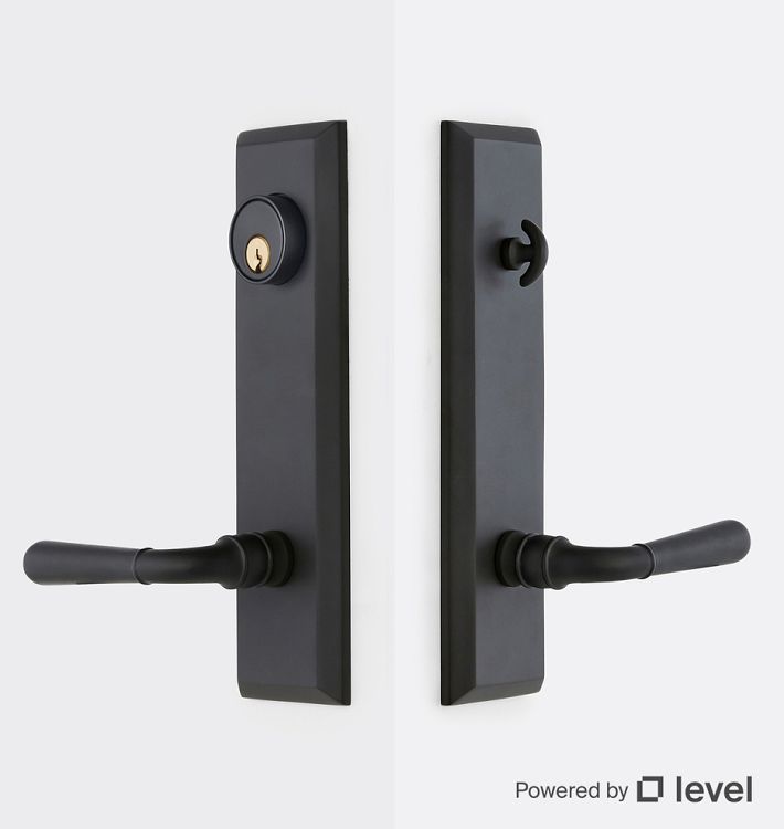 &#160;Putman Exterior Classic Lever Tube Latch Door Set with Level Bolt, Smart home technology