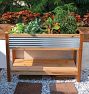 Cedar And Galvanized Steel Elevated Garden Bed