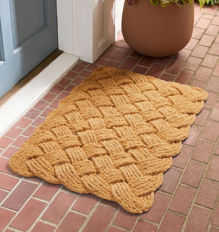 Handwoven Lovers Knot Doormat Rejuvenation