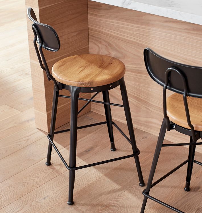 Cobb Indoor/Outdoor Counter Stool with Back