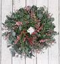 Cranberry Eucalyptus Dried Wreath