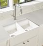 Frost Fireclay Double Kitchen Sink