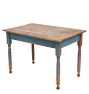 Weathered Victorian Occasional Table with Turned Legs