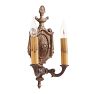 Pair of Classical Revival Double Candle Sconces
