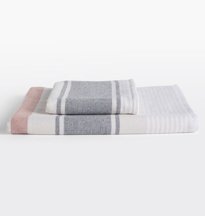 Striped Organic Terry Turkish Towels