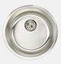 Haynes Round Kitchen Prep Sink, 18&quot; x 8&quot;