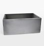 Sacchi Kitchen Sink Single Fireclay - 23&quot; - Matte Gray