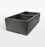 Sacchi Kitchen Sink Double 50/50 Fireclay - 33&quot; - Matte Gray