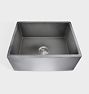 Sacchi Kitchen Sink Single Fireclay - 23&quot; - Matte Gray