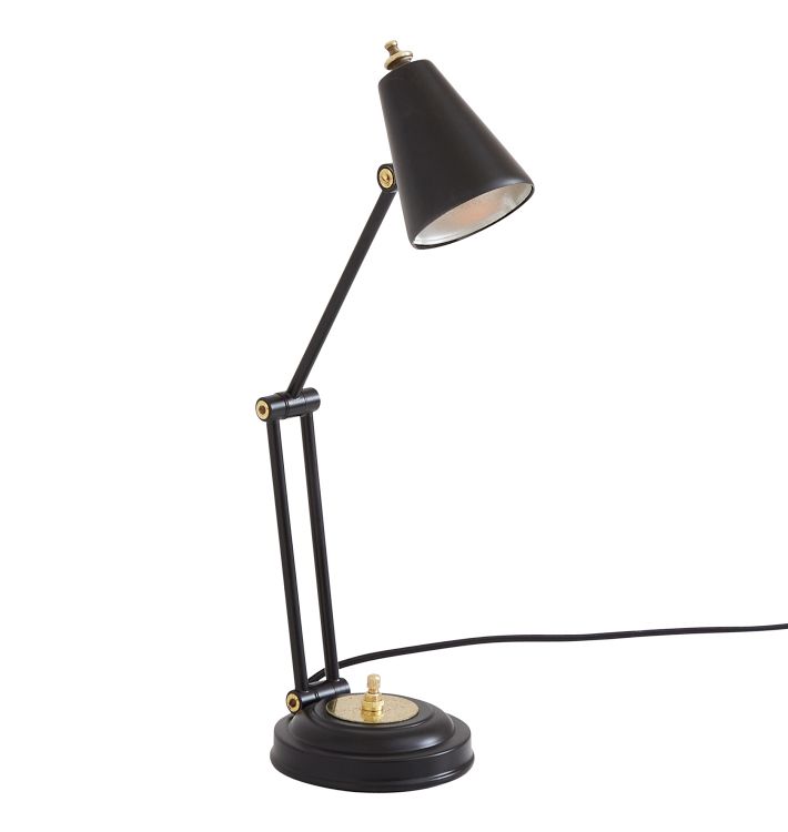 Petite Articulating Mid-Century Desk Lamp