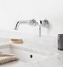 Descanso Knurled Lever Single Handle Wall Mount Faucet