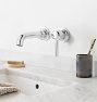 Descanso Smooth Lever Single Handle Wall Mount Faucet