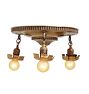 Vintage 3-Light Classical Revival Flush Mount