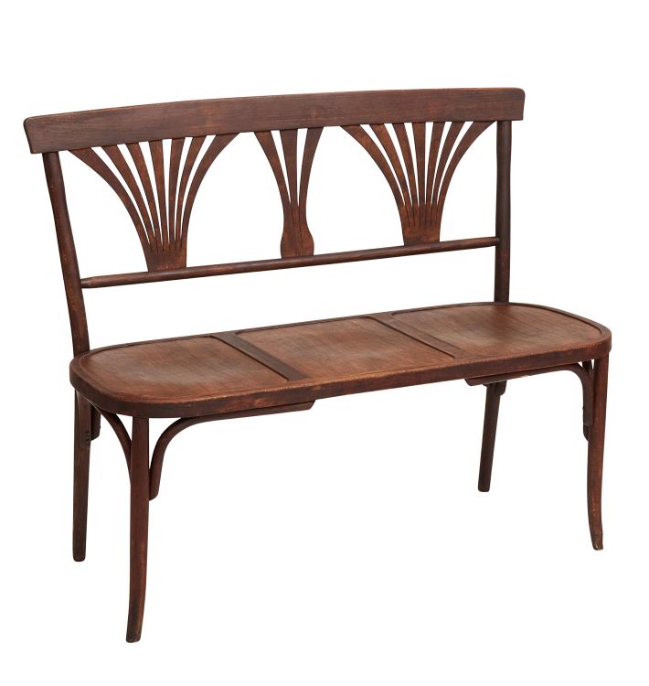 Vintage Thonet Bentwood Bench