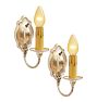 Pair of Vintage Classical Revival Candle Sconces