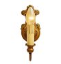 Pair of Vintage Classical Revival Polychrome Candle Sconces