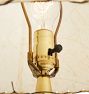 Vintage Mid-Century Polished Brass Table Lamp