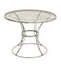 Vintage Steel Outdoor Table and Three Chair Set