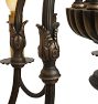 Antique Bronze Classical Revival 8-Light Chandelier