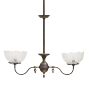 Antique Victorian Converted Gas Chandelier