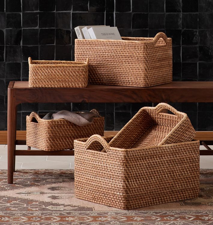 Rinna Rattan Basket