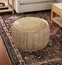 Jute Braided Pouf