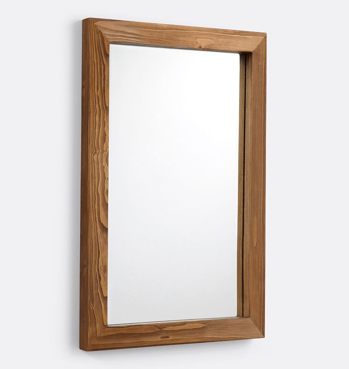 Clayton Chunky Wood Frame Mirror