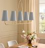 Ansel 5-Light Linear Pendant with Metal Shade