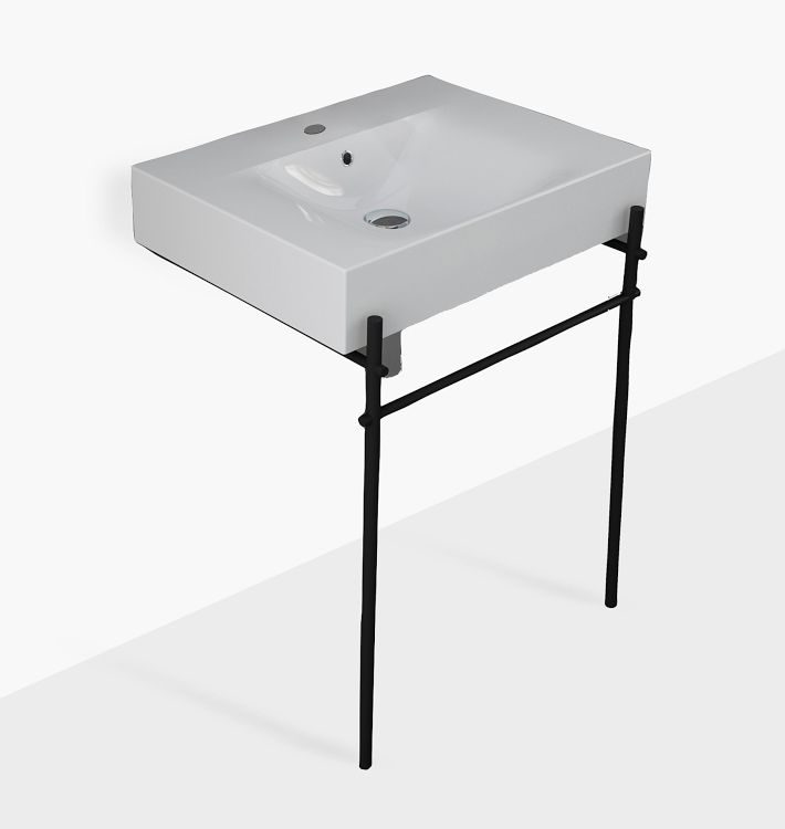 Des 24&quot; Powder Console Sink