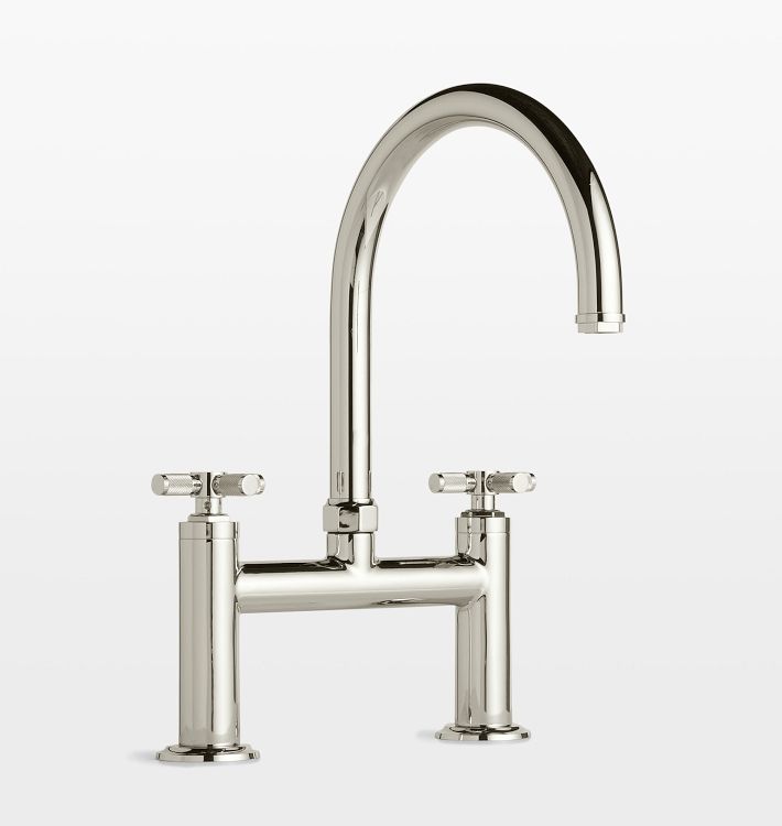 Descanso Bridge Kitchen Faucet Cross Handle