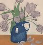 Tulips in a Jug Framed Reproduction Wall Art Print